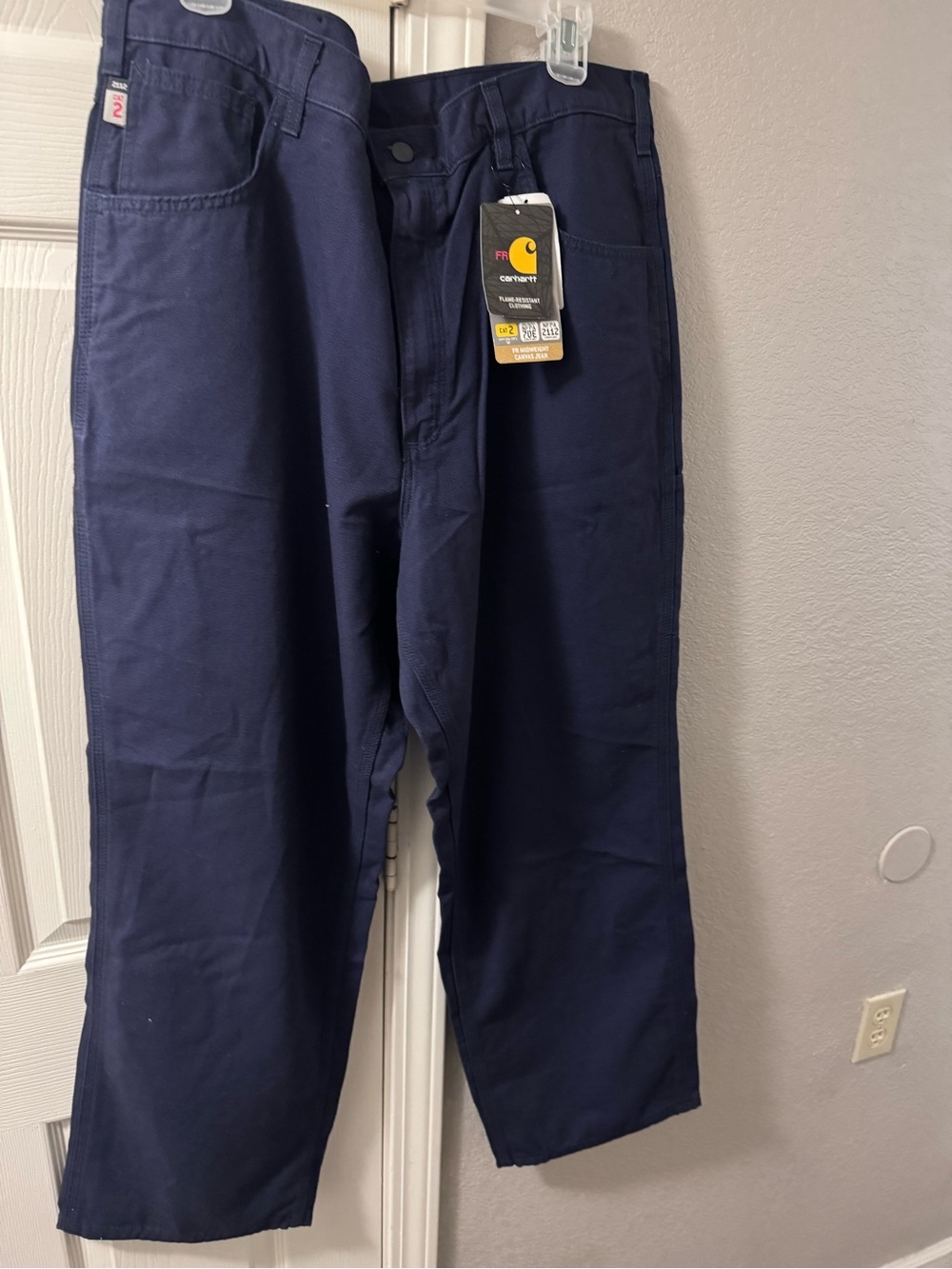 FR Carhartt Navy FR Original Fit Work Pants